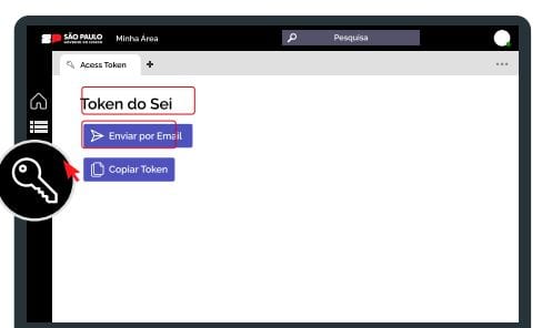 como solicitar tokem no Sistema Eletrônico de Informação ( SEI)