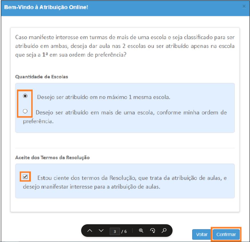 Manifestação de Interesse na SED