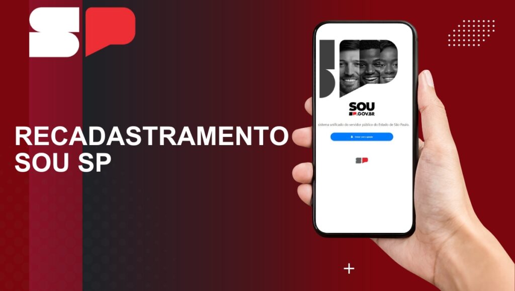 Recadastramento no SOU SP para servidores do Estado de São Paulo