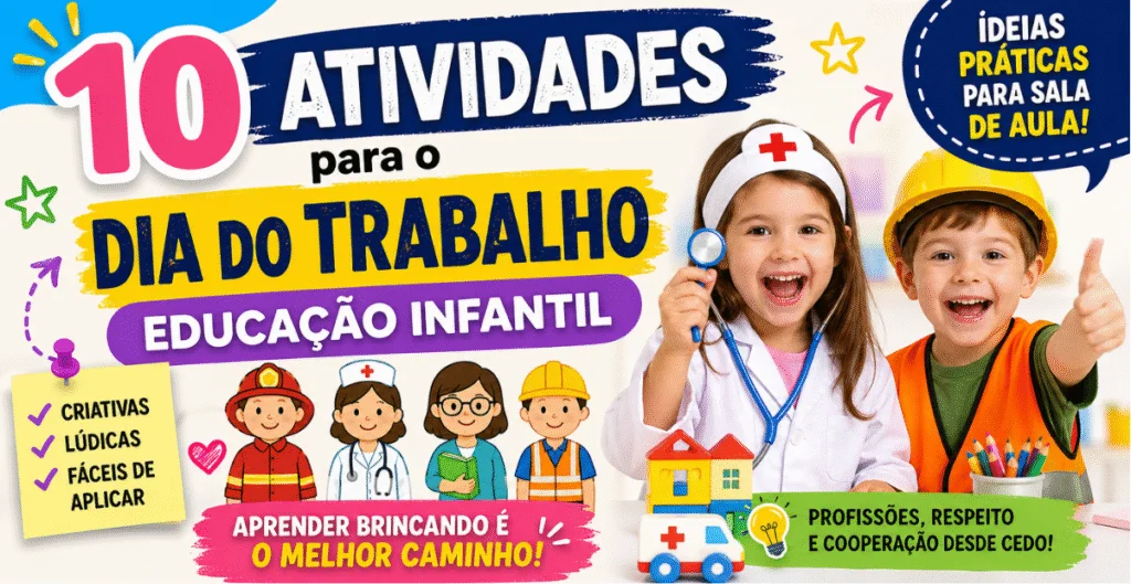 10 atividades dia do trabalho educação infantil