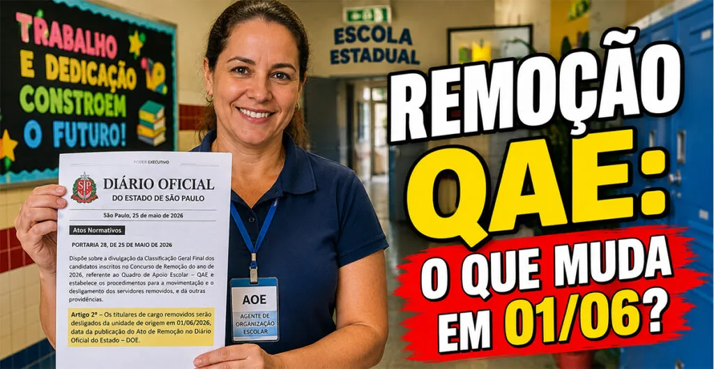 A remoção QAE a partir de 01/06. Confira todas novidades