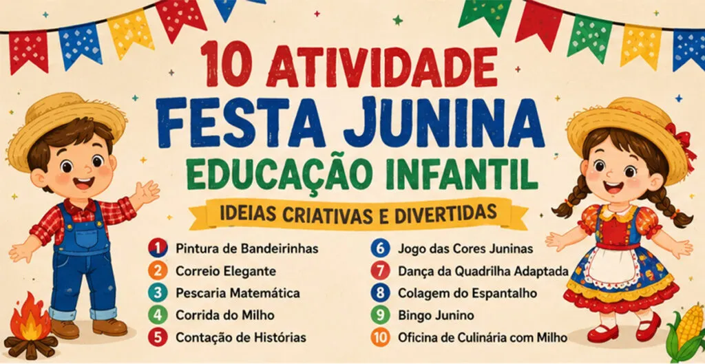 Atividade Festa Junina Educação Infantil: 10 Ideias Criativas