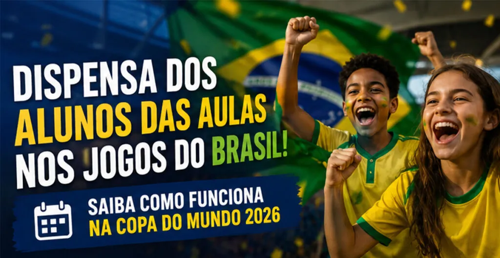 Dispensa dos alunos nos jogos do Brasil - SEDUC-SP publica resolução
