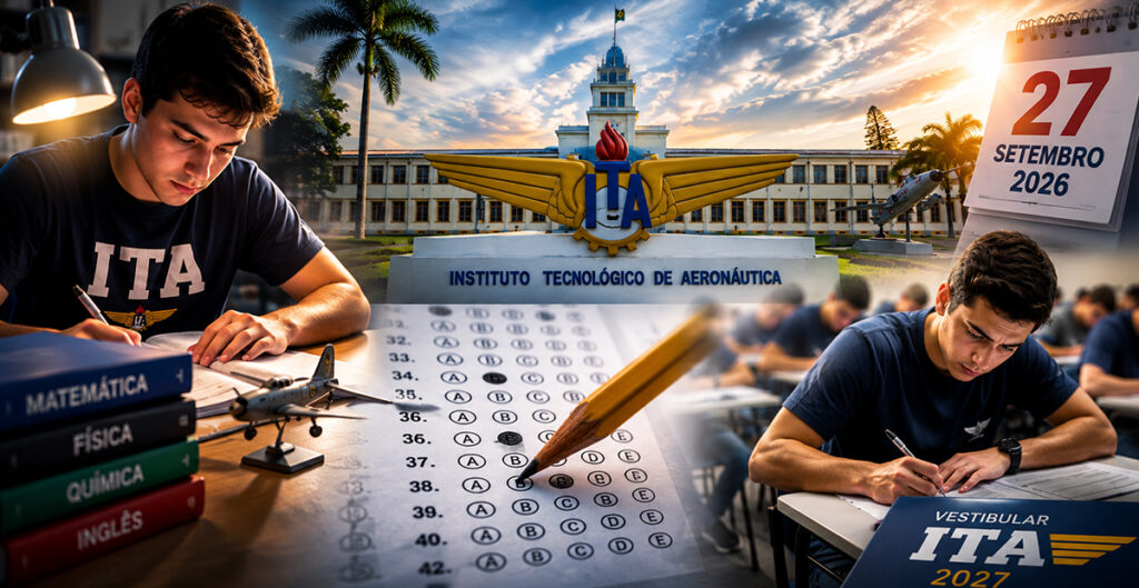 Vestibular ITA 2027: 1ª fase será em 27/09; veja tudo sobre a prova