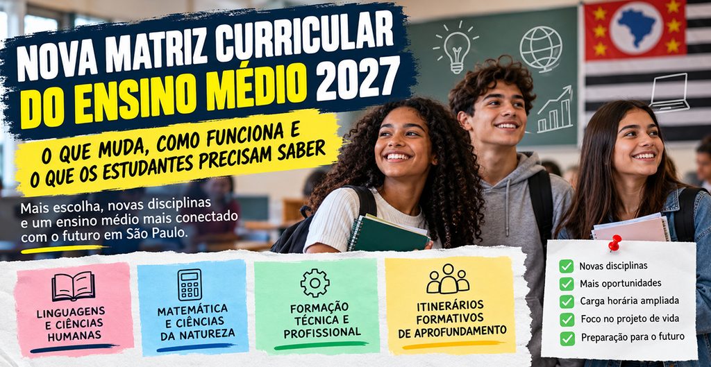 Nova Matriz Curricular do Ensino Médio 2027